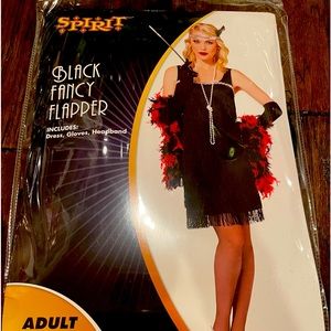 Black Fancy Flapper costume
